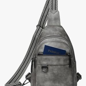 Gray Sling Bag